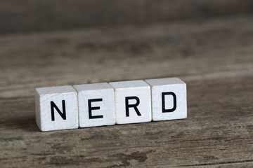 Nerd, written in cubes