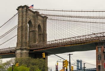 Fototapeta premium Brooklyn Bridge i DUMBO