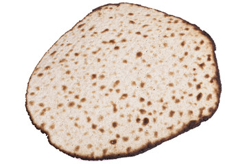 Round Matza on White