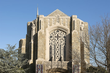 Church wall in Brooklyn
