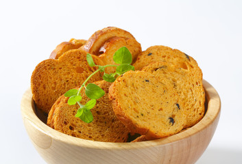 Mini Mediterranean Crispy Toast