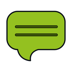 speech bubble isolated icon vector illustration design