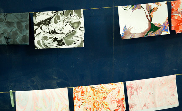 Marbled patterns