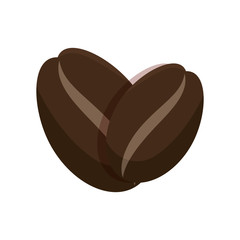 coffee grains isolated icon vector illustration design
