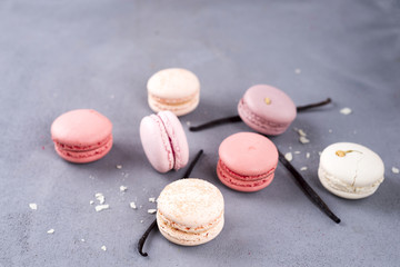 Sweet pastel macaroons