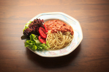 Spaghetti thai style