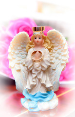Angel with rings