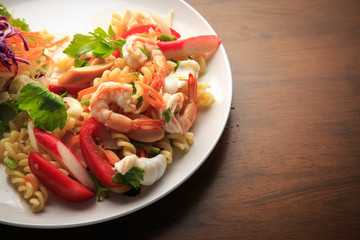 Spicy salad thai food