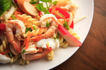 Spicy salad thai food