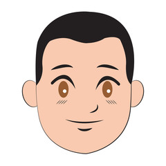 cartoon character man young person vector illustration