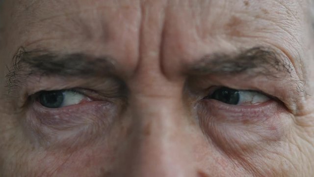 Eyes Of An Elderly Man Close Up