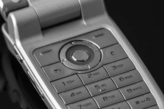 old cell phone numeric keyboard