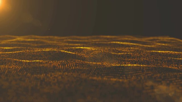 the animation is beautiful desert waves. seamless loop.