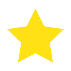 Obraz premium yellow star decoration award image vector illustration