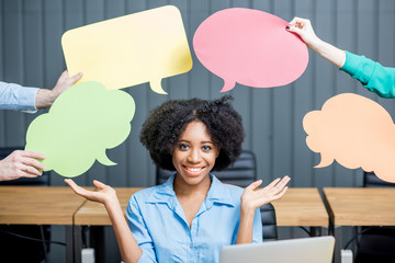 Creative business woman portrait