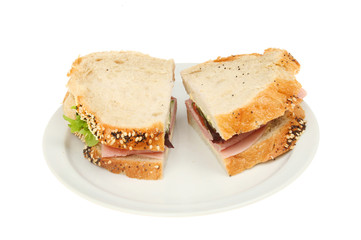 Ham salad sandwich
