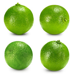 limes fruit isolated