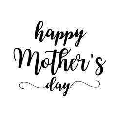 Happy mother's day set. Vector typography, set of 2 hand written lettering i love mom and my best mom 