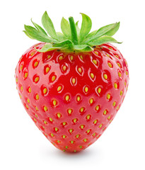 Strawberry. Fresh berry isolated on white background. © Tim UR