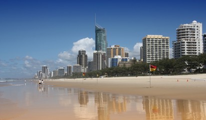 Gold Coast skyline in Australia