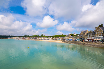 Fototapeta na wymiar Springtime in Cancale town and surroundings, Pointe du Grouin, France, Brittany, Europe