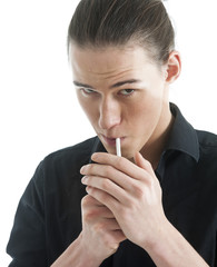 Rauchender Jugendlicher