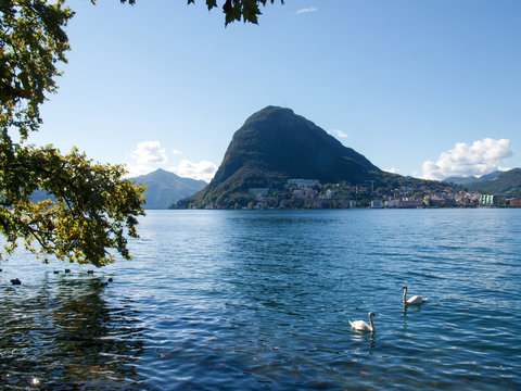 Parco Ciani and lake view
