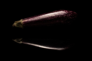 Close-up of an eggplant
