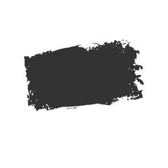 Grunge brush stroke - design element for any art drafts. Vector banner.