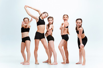 The kids dance school, ballet, hiphop, street, funky and modern dancers