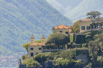 Fototapeta na wymiar Villa del Balbianello on Lake Como