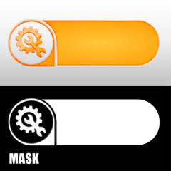  baner z ikoną w kształcie strzałki © vempireart