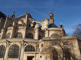 Fototapeta na wymiar Eglise Saint-Eustache - Paris