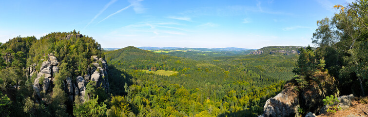 Schrammsteine, Elbsandsteingebirge, Sächsische Schweiz, Sachsen, Deutschland, Europa, Nationalparkregion Sächsische Schweiz, Unesco Weltnaturerbe