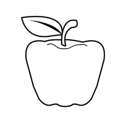 apple cartoon vector
