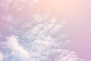 Fototapeta premium Sky with a pastel colored gradient
