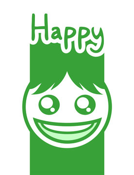Happy face design