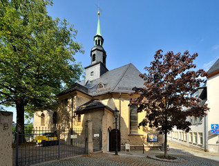 Bergkirche St. Marien, Münzgasse, Annaberg-Buchholz, Erzgebirge, Sachsen, Deutschland, Europa