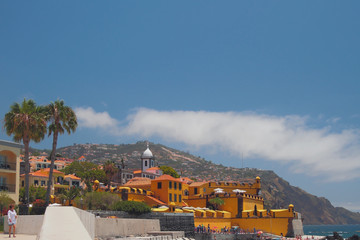 City and ancient fortress. Funchal, Madeira, Portugal