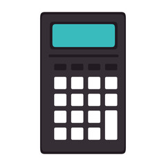 calculator math isolated icon vector illustration design
