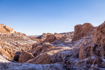 Cuevas de Sal (Salt Caves) Canyon at the Moon Valley - Atacama Desert, Chile