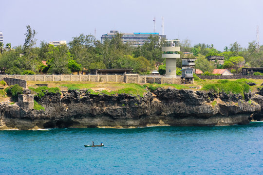 View Of Mombasa Port, Kenya From Sea