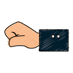 hand human isolated icon vector illustration design