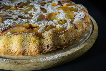 pie with apples