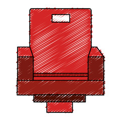 Movie theater chairs icon vector illustration design