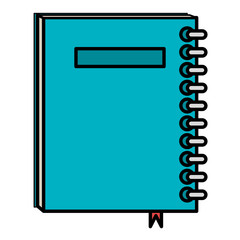 notebook school isolated icon vector illustration design