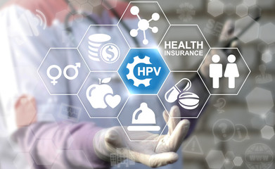 Human papillomavirus infection test service science research sex health care concept. Healthy...