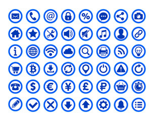 Vector interface icons