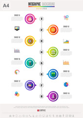 Infographics design template