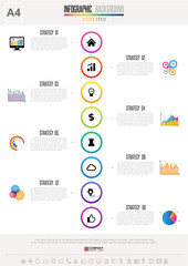 Infographics design template
